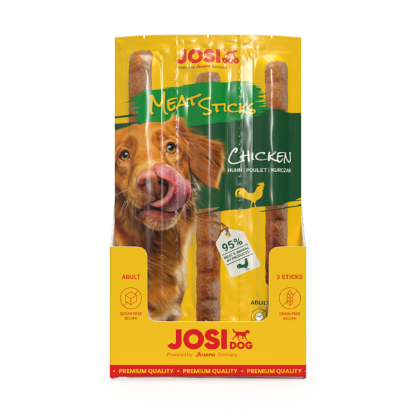 Skanėstas šunims JOSIDOG Meat Sticks, su vištiena, 33 g