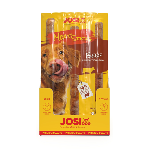 Skanėstas šunims JOSIDOG Meat Sticks, su jautiena, 33 g