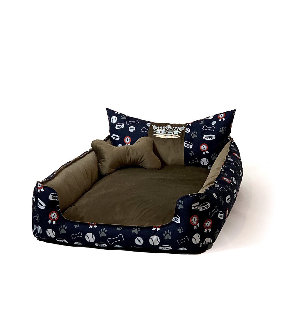 GO GIFT Honden- en kattenmand XXL - ruda - 110x90x18 cm