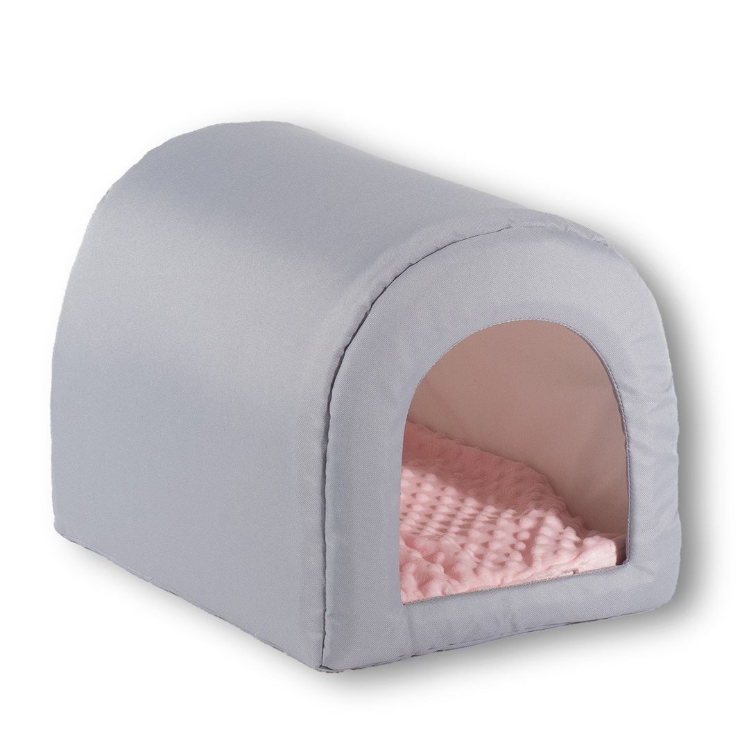 GO GIFT lova katėms ir šunims - šviesiai pilka - 40 x 33 x 29 cm