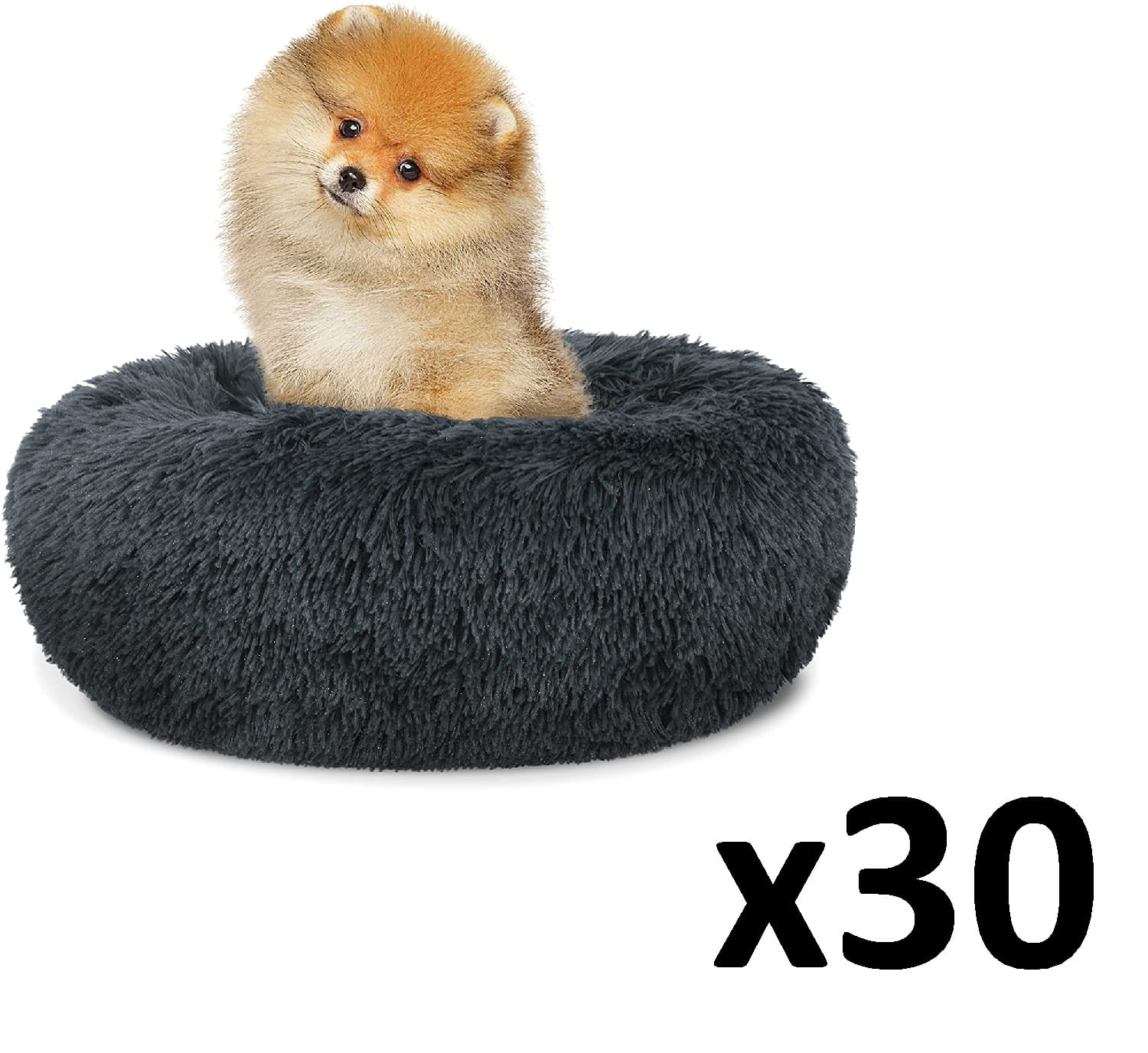 Pliušinis Lopinėlis S 40 Cm - Tamsiai Pilkas X 30