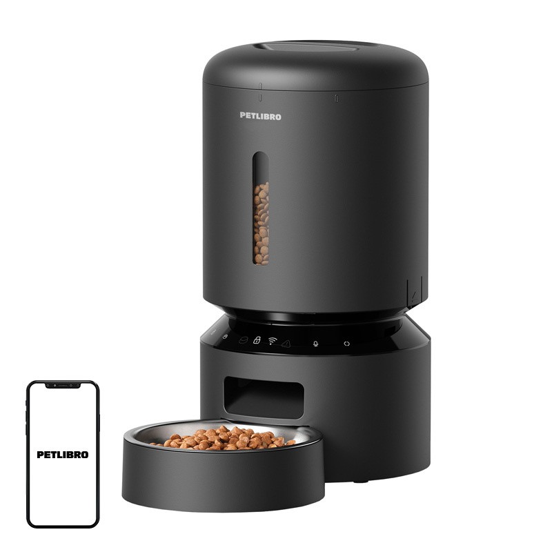 "Petlibro Granary" pašarų dozatorius, WiFi, 5 l (juodas)
