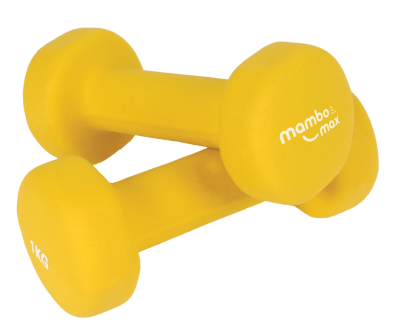 Neopreniniai hanteliai Mambo Max Dumbbell 0,5–5 kg (Svoris: 1 kg)