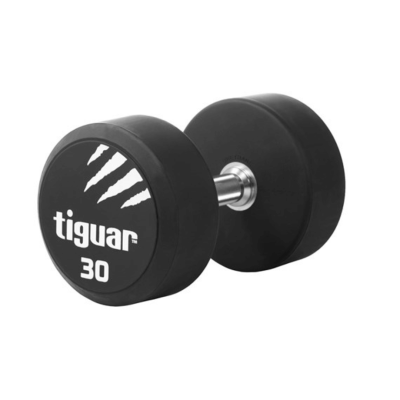 Profesionalus PU svarmuo / hantelis TIGUAR 1–70 kg (Svoris: 30 kg)