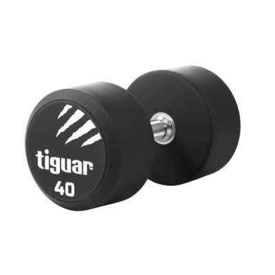 Profesionalus PU svarmuo / hantelis TIGUAR 1–70 kg (Svoris: 40 kg)