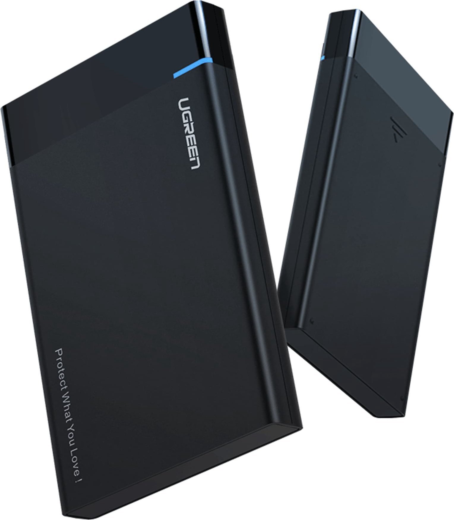Pocket Ugreen External housing HDD/SSD 2.5" UGREEN US221, SATA 3.0, USB-C, 50cm (black)