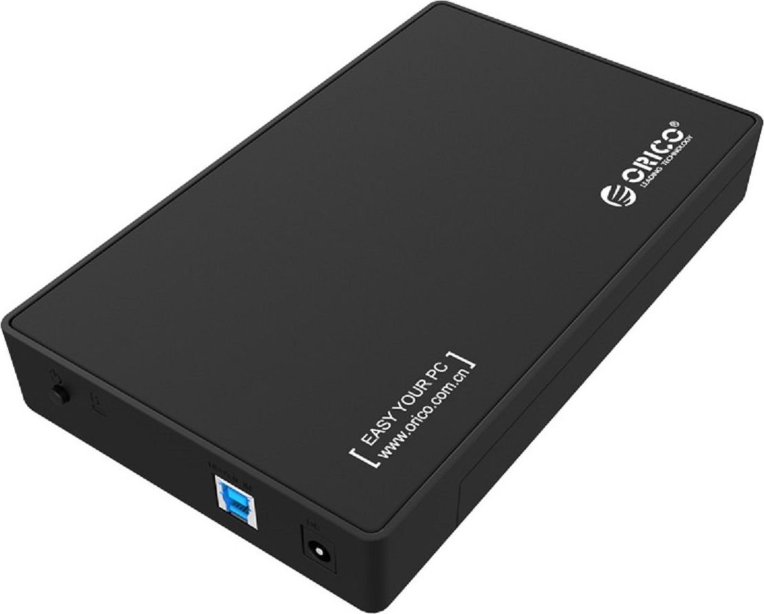 Pocket Orico 3.5" SATA HDD/SSD - USB 3.0 (3588US3-V1-EU-BK-BP)