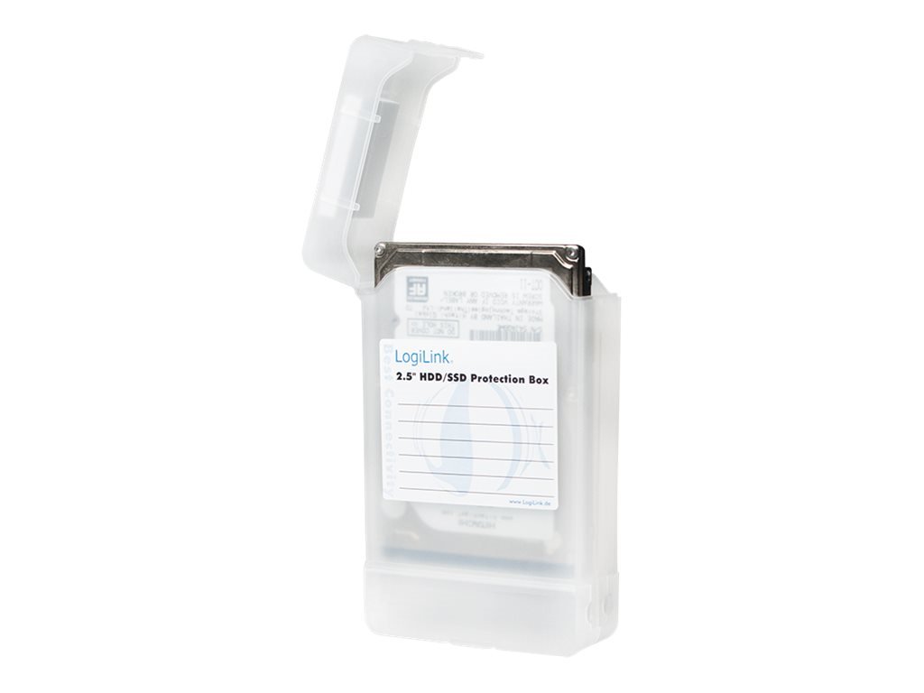 HDD dėžutė LOGILINK UA0277 for 2x2.5HDDs, Skaidri
