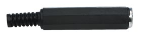 Lizdas 6.35mm stereo plastikinis