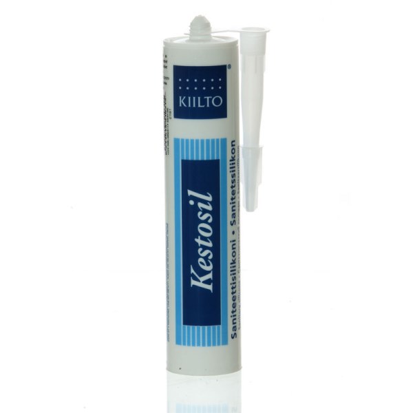 Silikonas sanitarinis KESTOSIL44 tamsiai pilka310 ml Kiilto