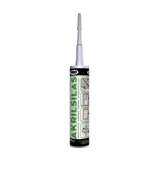 Akrilsilas PRO, 310 ml, baltas