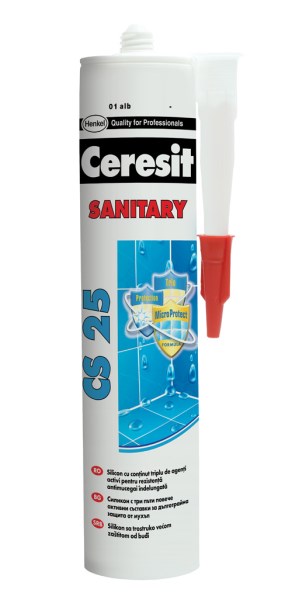 Silikonas sanitarinis CS25 Bahama (43) 280 ml Ceresit