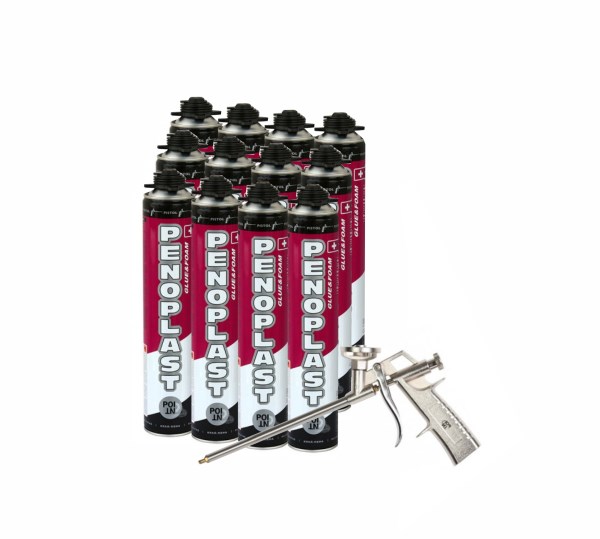 Klijavimo putos + pistoletas POINTPENOPLAST, 780 g