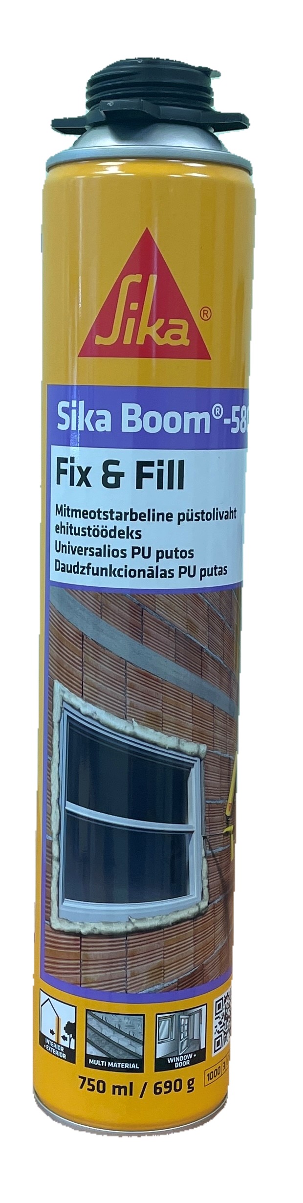 Poliuretano putos SikaBoom-580 750ml pistolet (12)