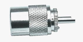 Kištukas UHF (PL-259) užsukamas 50Ω RG58 kabeliui