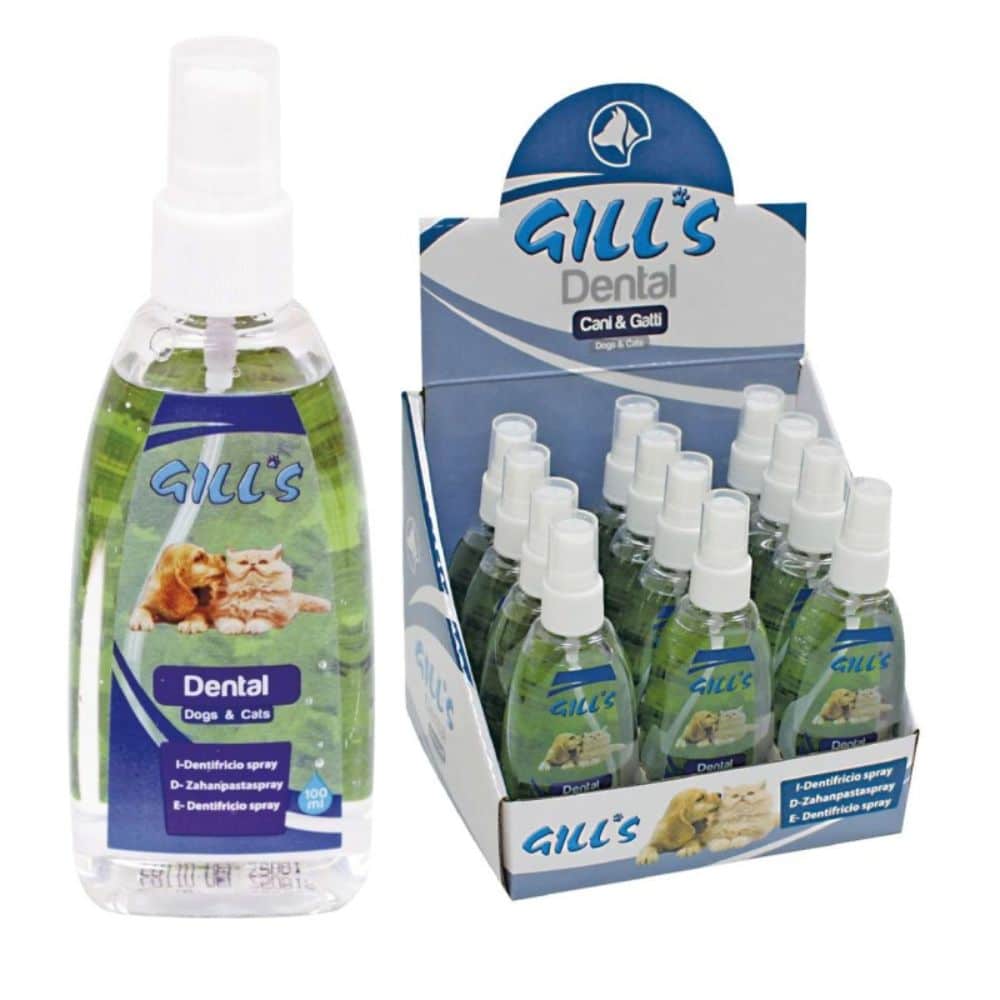 GILL'S Dental skystis dantų priežiūrai šunims ir katėms 100ml