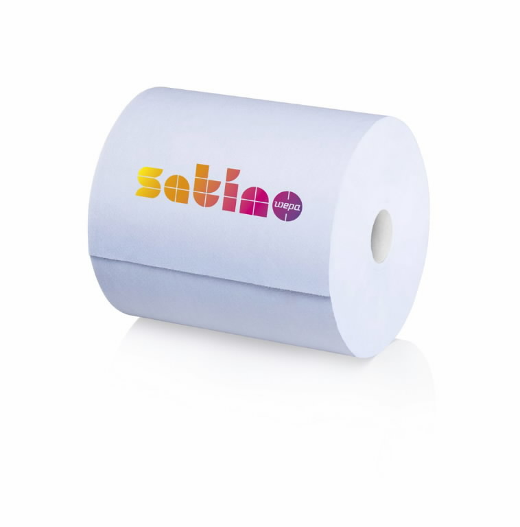 Popierinių šluosčių ritinys Wepa Comfort, 350 m CR1, Satino