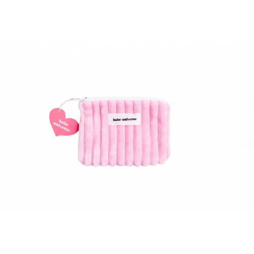 Babe Universe Baby Pink Pouch S Rankų darbo kosmetinė, Pink