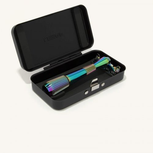 Leaf Shave Single Edge Case Dėklas vienašmeniui skustuvui, Black