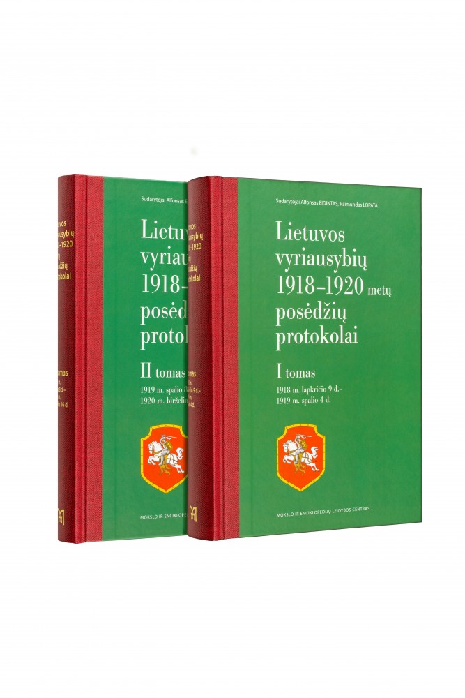 Lietuvos vyriausybių 1918-1920m.posėdžių protokolai ,I-II d.