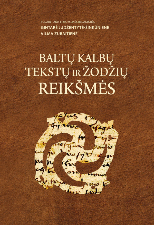Baltų kalbų tekstų iržodžių reikšmės