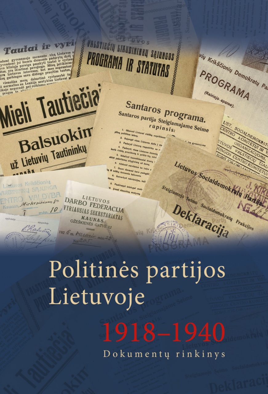 Politinės partijos Lietuvoje1918-1940. Dokumentų rinkinys