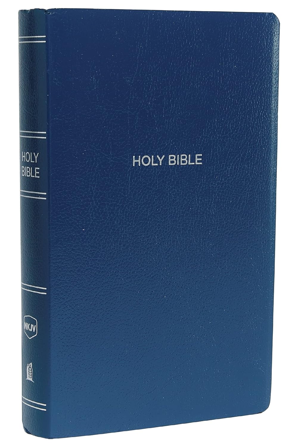 Holy Bible NKJV (Blue Leather Look)