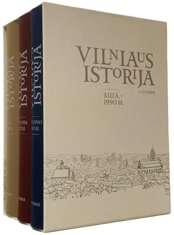 Vilniaus istorija I–III tomai (rinkinys dėžutėje)