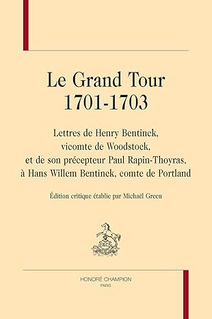 Le Grand Tour 1701-1703