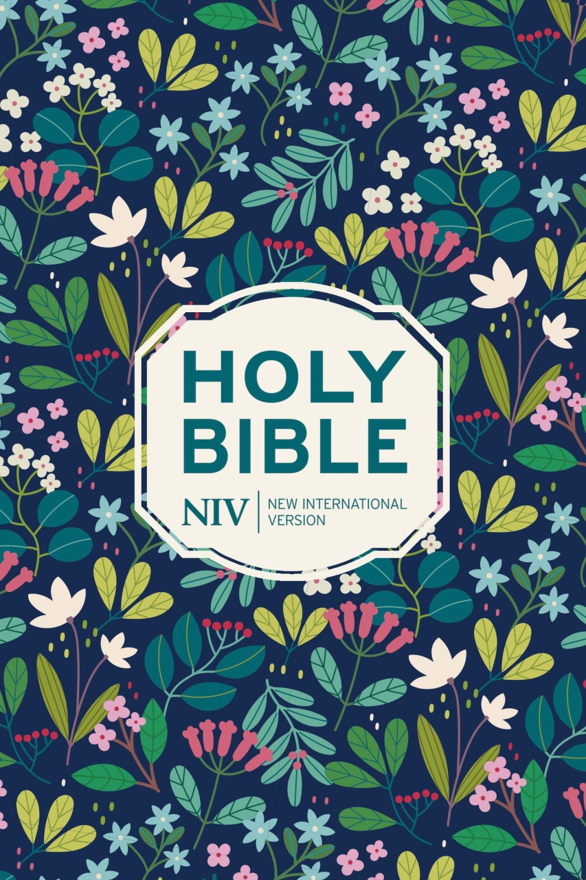 NIV Pocket Floral Hardback Bible