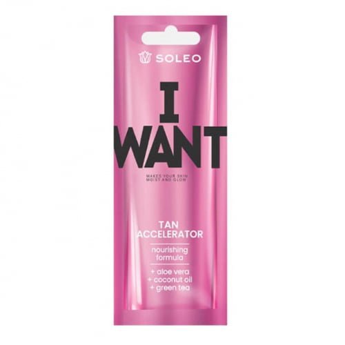 Soliariumo įdegio kremas SOLEO I WANT ACCELERATOR, 15 ml