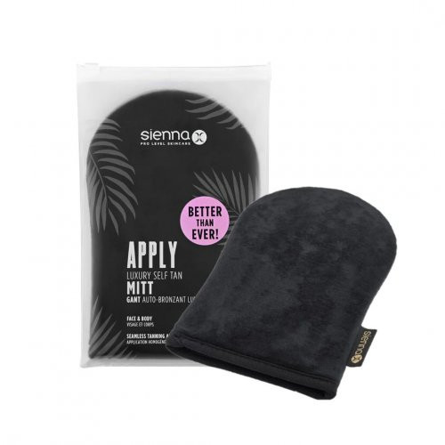 Sienna X Luxury Self Tan Mitt Pirštinė įdegiui padengti, Juodas