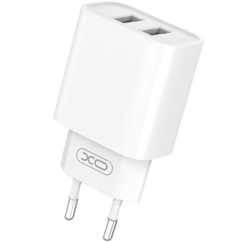 XO CE02C USB įkroviklis 2xUSB 2,1A