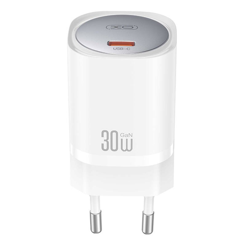 "XO CE20" tinklo įkroviklis, 30 W, GaN, USB-C