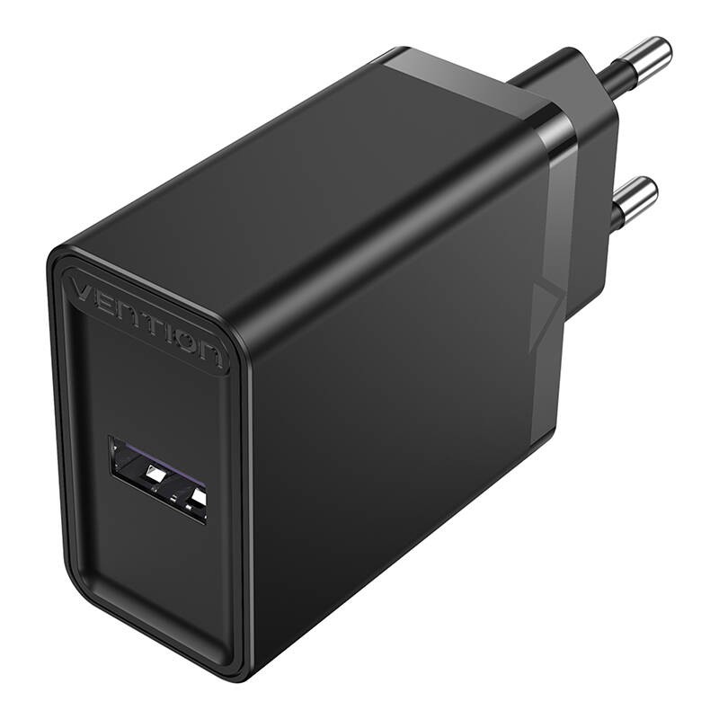 "Vention" FACB0-EU USB tinklo įkroviklis 22,5 W (juodas)