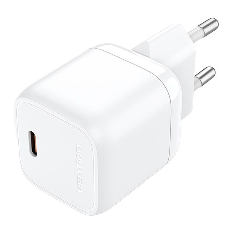 "Vention FAKW0-EU" USB-C GaN tinklo įkroviklis (30 W) (baltas)