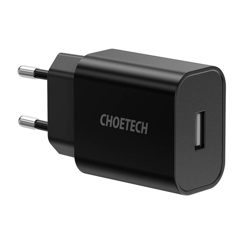 "Choetech Q5002" 12W USB-A tinklo įkroviklis (juodas)