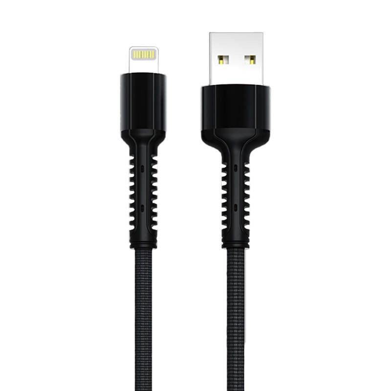 Laidas USB LDNIO LS64 lightning, 2.4A, ilgis: 2 m