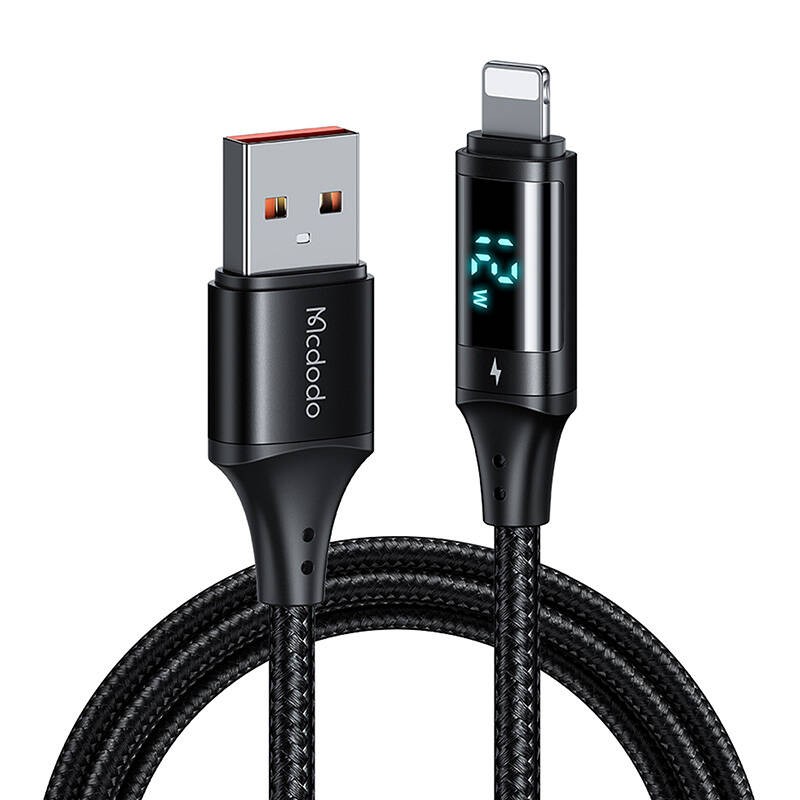 Skaitmeninio ekrano USB ir "Lightning" duomenų kabelis Mcdodo CA-1060, 1,2 m