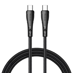 "Mcdodo CA-7641 USB-C į USB-C kabelis, PD 60W, 1,2 m (juodas)