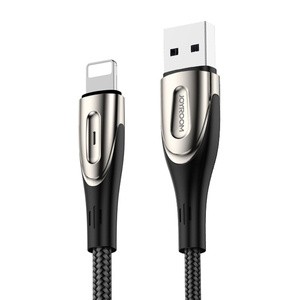 USB laidas "Lightning Joyroom Sharp S-M411 3A, 2 m (juodas)