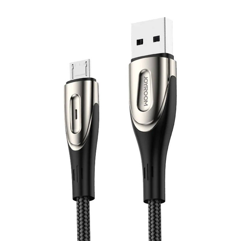 Greitojo įkrovimo laidas su "Micro USB" / 3A / 2 m "Joyroom S-M41" (juodas)