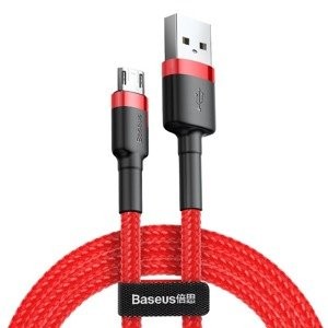 "Baseus Cafule" "Micro USB" laidas 2,4A 1 m (raudonas)