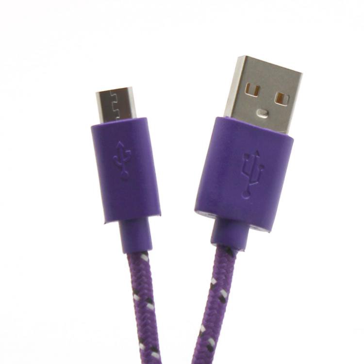 Sbox USB->Micro USB 1M USB-1031U purple