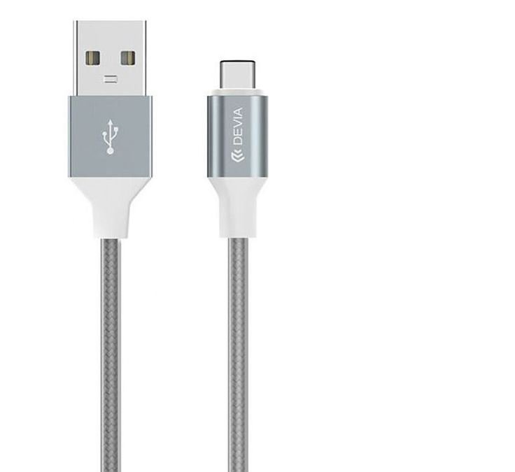 Devia Pheez Series Cable for Micro USB (5V 2.4A,1M) grey