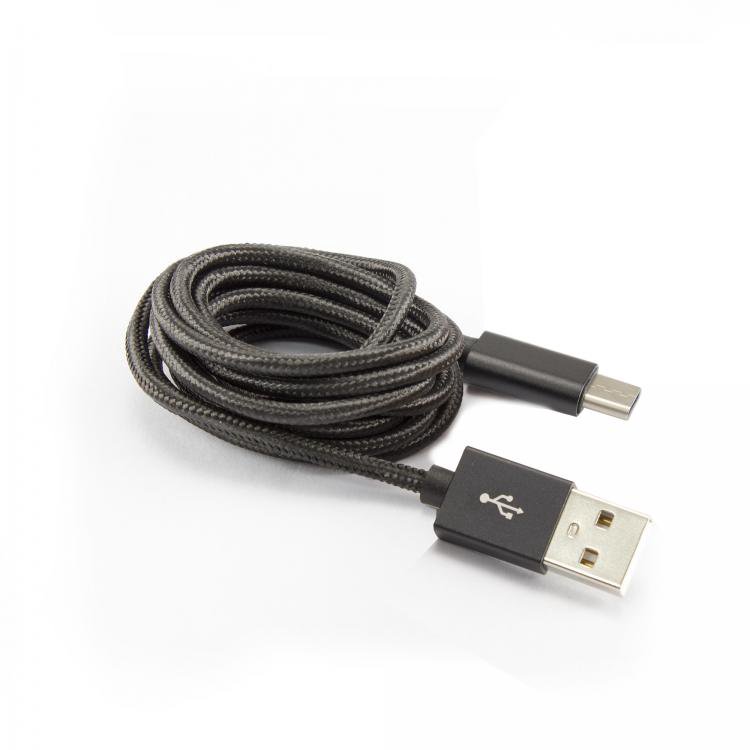 Kabelis Sbox USB->Type C M/M 1.5m USB-TYPEC-15B fruity black