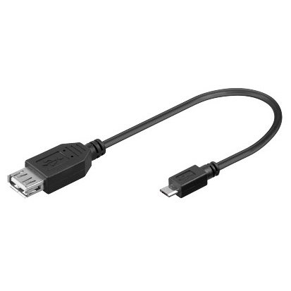 Sbox USB A F.->MICRO USB M. 0.1M USB F-MICRO M