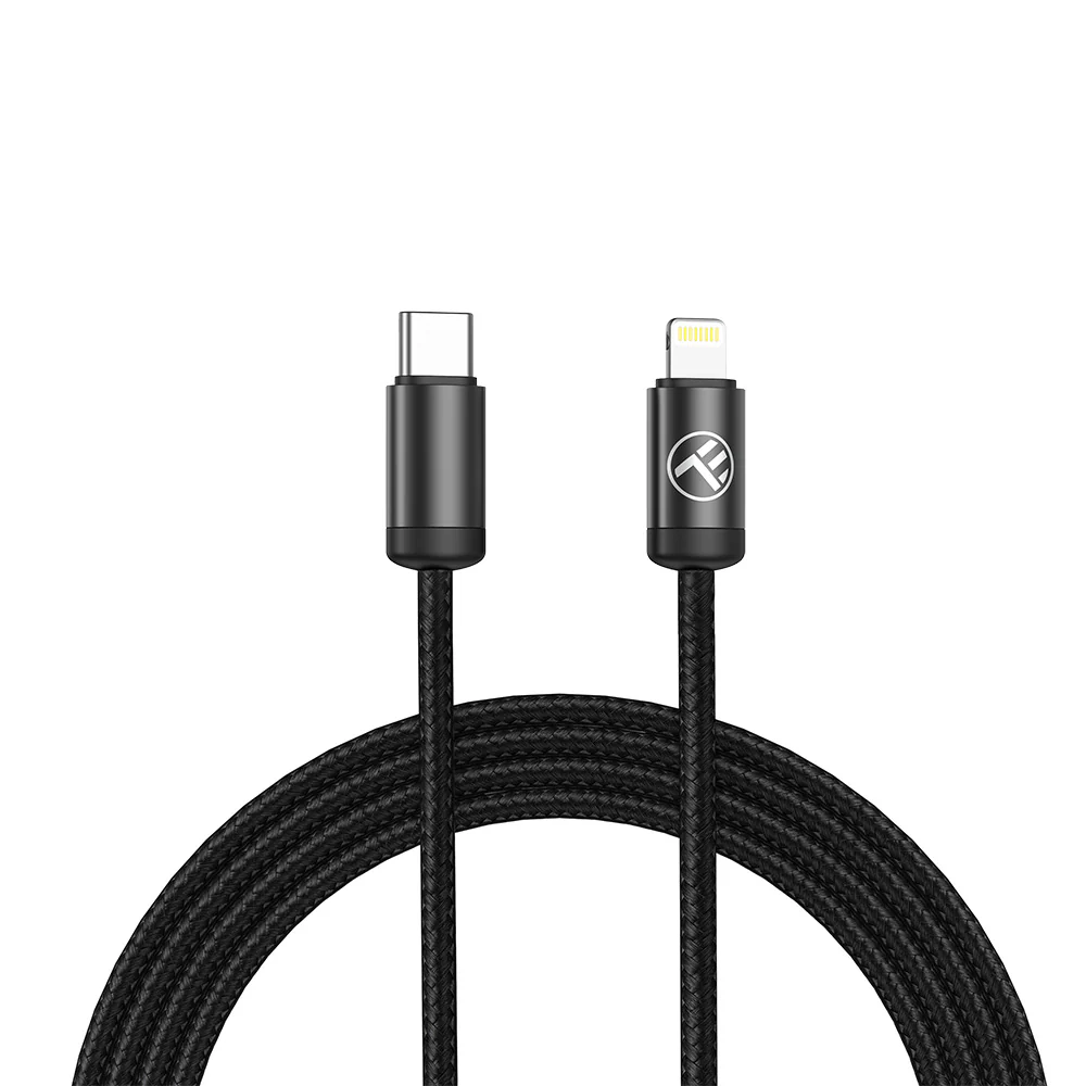 Tellur Minimalist USB-C to Lightning  Cable 3A 1m PD27W Black