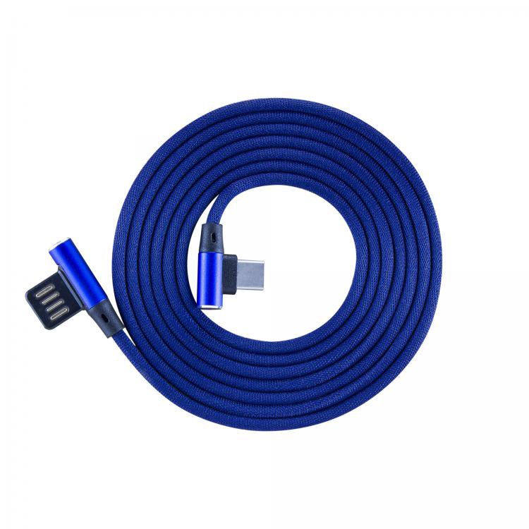 Kabelis Sbox USB-C 1.5m USB-TYPEC-90BL blue