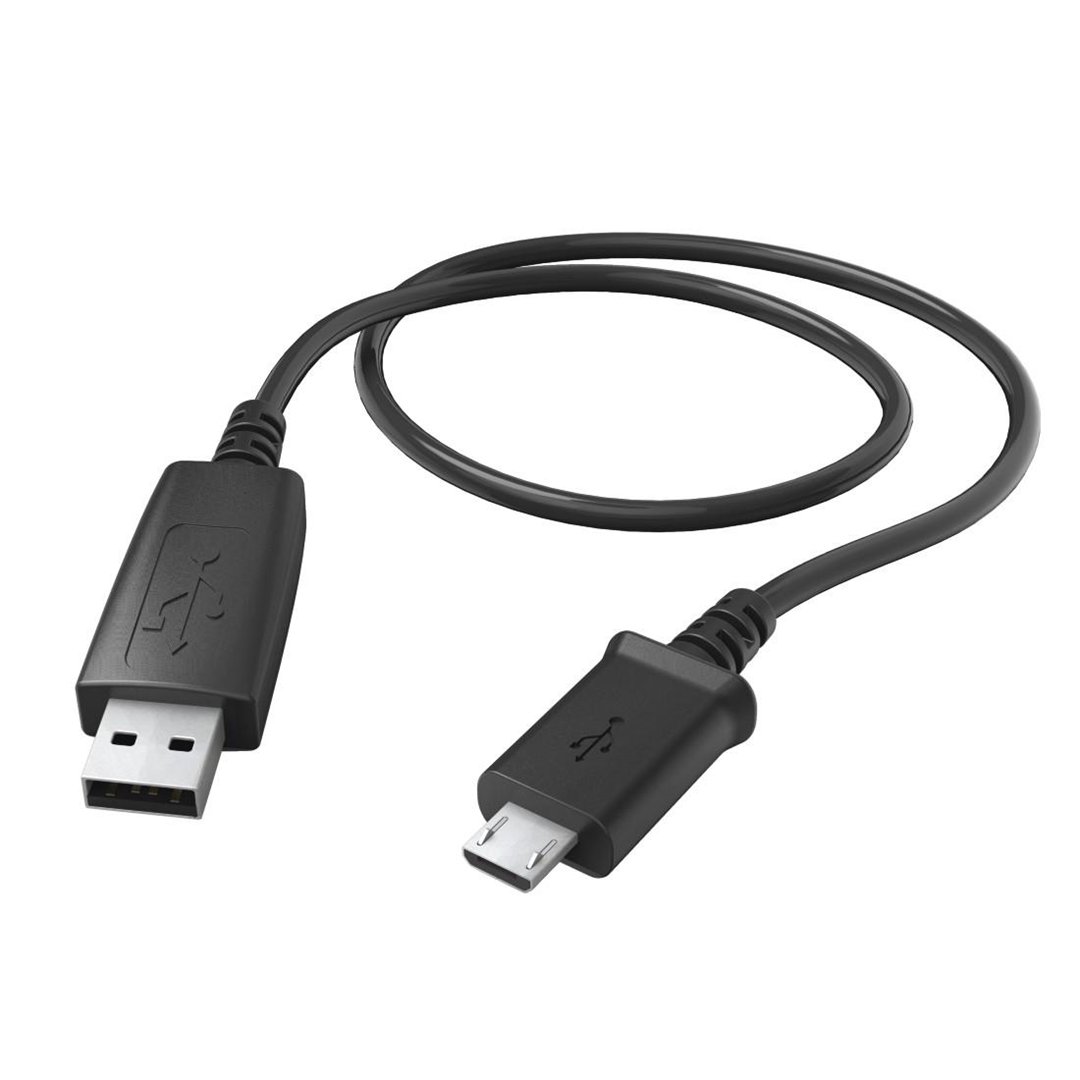 Hama 00173610 Charging/Data Cable, Micro-USB 1.4m Black